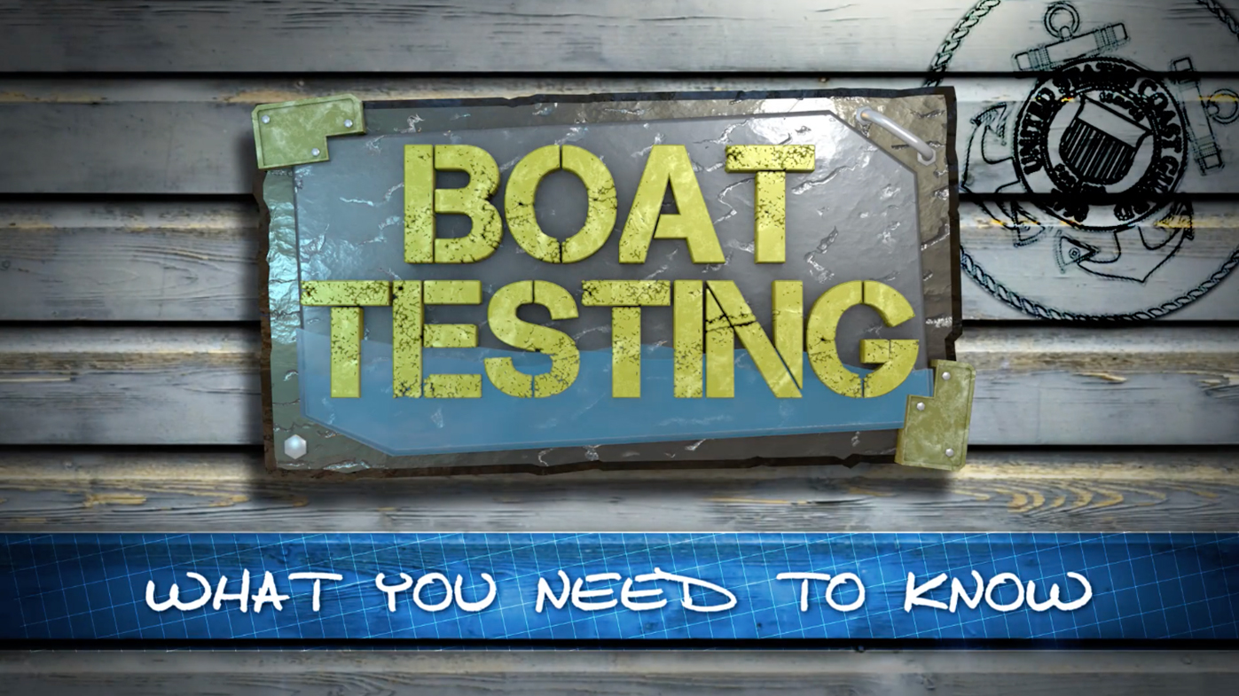 BOAT TESTING BOAT TESTING